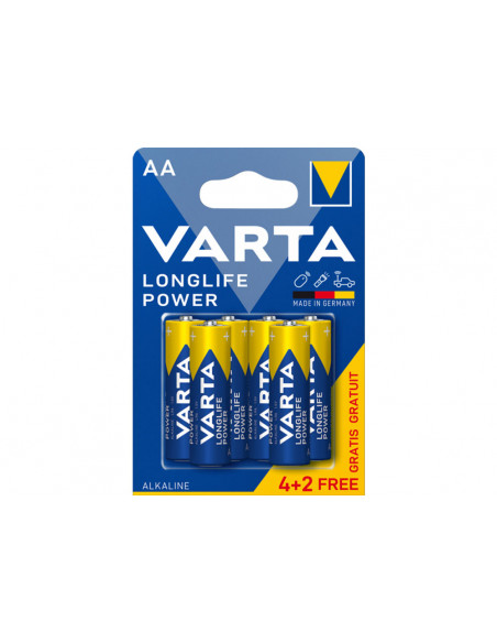 Bl4+2 Pcs Varta Lr6 Aa Alc - Gasopas Andorra France