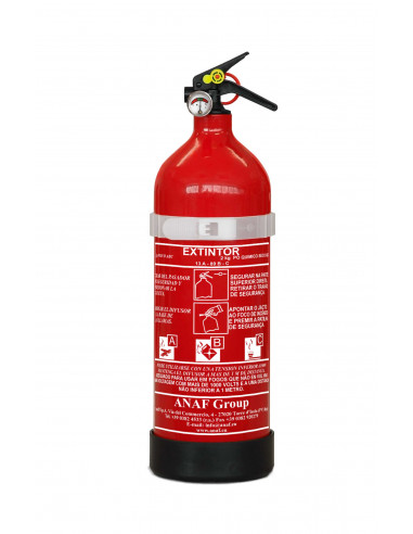 Extincteur Abc 2 Kg. Avec Support - Gasopas Andorra France