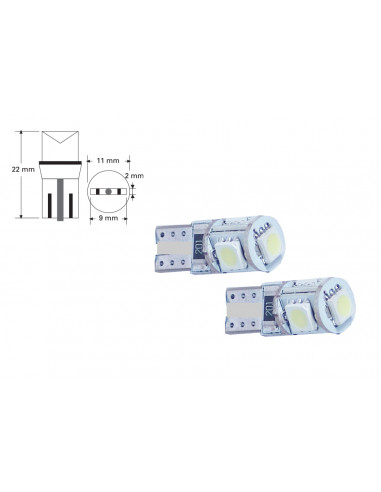 Feux de position LED Canbus pour - Gasopas Andorra France