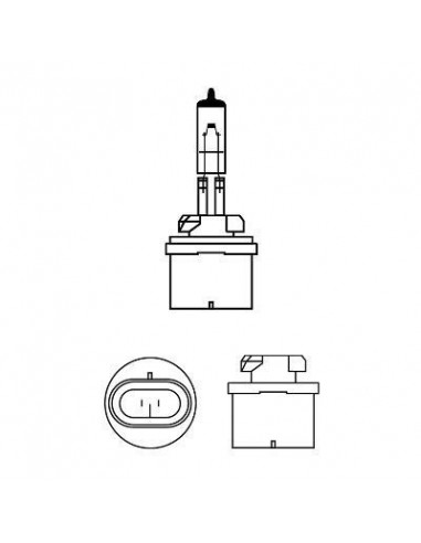 Ampoule H27W/1 Std 12v C1 - Gasopas Andorra France