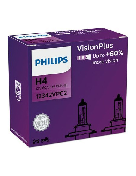 Ampoule H4 VisionPlus 12v C2 - Gasopas Andorra France