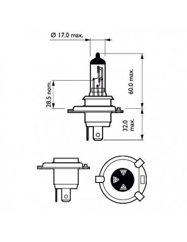 Bombeta H4 VisionPlus 12v C2 - Gasopas Andorra França