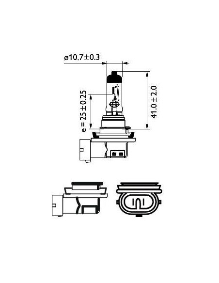 Ampoule H8 Std 12v C1 - Gasopas Andorra France